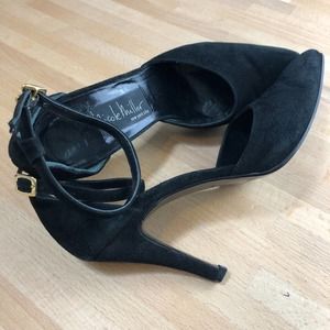 Nicole Miller Ankle Strap Dorsay Pumps